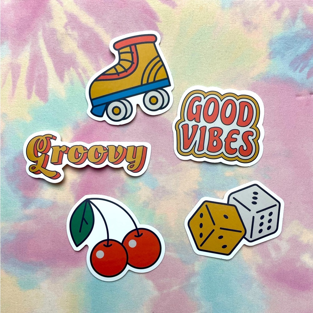 5 pc sticker set